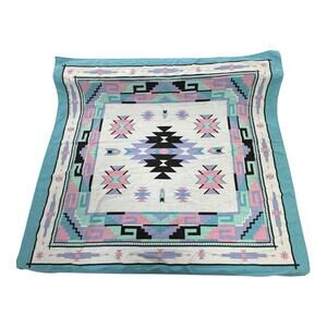 VTG Wamcraft Les Foulards d’Henriette Southwest Bandana Scarf 30”x28.5" USA
